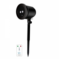 Proiector Laser de Gradina Exterior Cu Telecomanda, Rezistent la Apa Jocuri De Lumini,Rosu Si Verde VIVO, LASER SHOWER