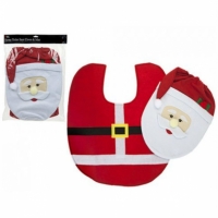 Set covoare de baie pentru Craciun Santa Clause, 503014