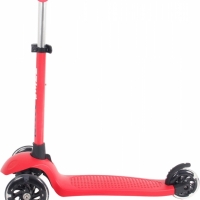 Trotineta cu trei roti pentru copii Rosu Iscoot Whizz Led