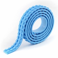 Banda adeziva de constructie pentru lego, albastru deschis, VIVO, EFG1081
