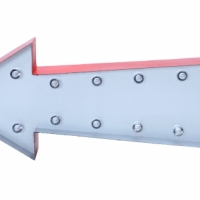 Banner decorativ cu LED sageata , VIVO