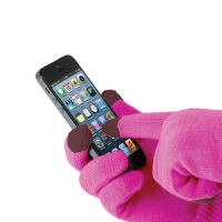 Set caciula si manusi Touchscreen pentru ecran tactil,marime universala,roz,Vivo,T3986 pink