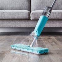 Mop cu pulverizator,cu maner extensibil,flexibil,165cm,Vivo, SPMOPBLUE