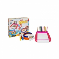 Joc creativ de desenat, 2 in 1 Doodle & Spin, Grafix,R06-0044