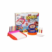 Joc creativ de desenat, 2 in 1 Doodle & Spin, Grafix,R06-0044