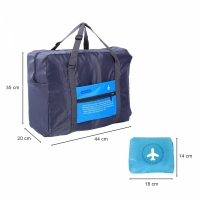 Geanta pliabila pentru calatorii, atasabila la valiza, rezistent la apa, albastru, 32L, Vivo EFG1219