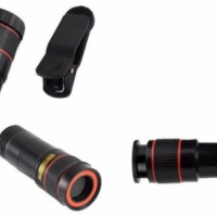 Obiectiv Zoom atasabil pentru Telefoane si Tablete, Negru VIVO, EFG1188