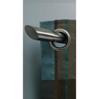 Galerie din otel, pentru perdea, 120 cm, grosime 25 mm, nichel mat, Vivo, GF28/120BRNICKEL