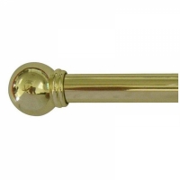 Galerie extensibila din otel, pentru perdea, 120-210 cm, grosime 25-28 mm, crom, Vivo, G120/210BR