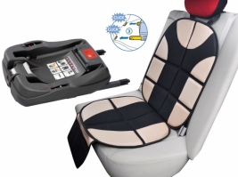 Husa pentru scaun auto, negru-crem, RG0102-Cream,  VIVO