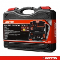 Dekton Set de scule 57 bucati, chei, surubelnite, cleste, burghiu, ferastrau DT65246