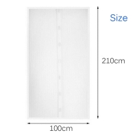 Plasa / Perdea anti-insecte Vivo, cu inchidere magnetica, 210 x 100 cm, HS019, alb