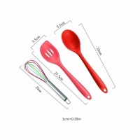Set 10 ustensile de bucatarie din silicon, Multicolor, Vivo, HKG0088
