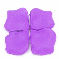 Petale trandafiri artificiale 100 bucati, Mov inchis