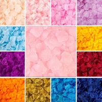 Petale trandafiri artificiale 100 bucati, Roz aprins