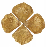 Petale trandafiri artificiale 100 bucati, Auriu