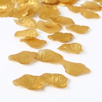 Petale trandafiri artificiale 100 bucati, Auriu