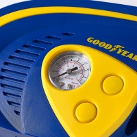 Compresor auto portabil cu indicator analogic, 2 in 1 cu lumina LED, 12V, 100PSI, Goodyear, GY900016