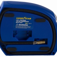 Compresor auto portabil cu indicator analogic, 2 in 1 cu lumina LED, 12V, 100PSI, Goodyear, GY900016