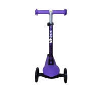 Trotineta cu trei roti pentru copii Mov Metalic, Iscoot Whizz Led