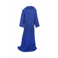 Patura cu Maneci, Moale si Calduroasa, din poliester, 170 x 130 cm, albastru, Vivo, cod: TOWELBEACH