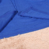 Patura cu Maneci, Moale si Calduroasa, din poliester, 170 x 130 cm, albastru, Vivo, cod: TOWELBEACH