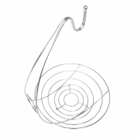 Cos de fructe cu carlig pentru banane, 43x32x26 cm, Bright & Homely, BH040