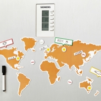 Harta Lumii magnetica, 46 piese, 60 x 40 cm WDM05