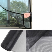 Plasa de tantari adeziva pentru fereastra 130x150cm, Negru, RYRY0703