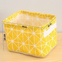 Cutie depozitare textila, organizator universal pliabil Vivo, Galben, VIVO040