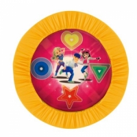 Trambulina intreractiva cu consola, 100 cm diametru, multicolor VIVO SLW802