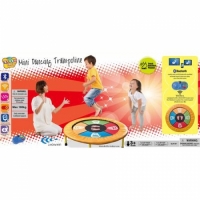 Trambulina intreractiva cu consola, 100 cm diametru, multicolor VIVO SLW802