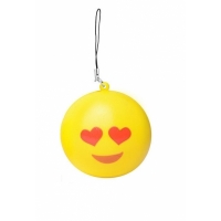 Jucarie parfumata din spuma poliuretanica, Emoji Love, 6.5 cm, T5061, Vivo