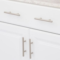 Maner din otel inoxidabil pentru mobilier, 43.7 cm, finisaj crom, Vivo, HYF-A176-43.7CM