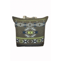 Geanta pentru plaja, verde inchis, 48 x 40 cm, Vivo, BB894