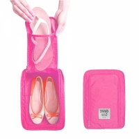 Geanta depozitare incaltaminte sau alte accesorii, roz, 32 x 20 x 15 cm, Vivo, EJ1207-PINK