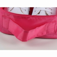 Geanta depozitare incaltaminte sau alte accesorii, roz, doua compartimente Vivo, EJ1206