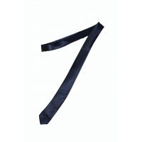 Cravata cu aspect matasos, albastru inchis, 155 x 5 cm, Vivo, CRV1