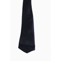 Cravata cu aspect matasos, albastru inchis, 155 x 5 cm, Vivo, CRV1