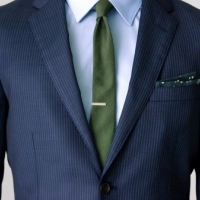 Cravata cu aspect matasos, verde inchis, 155 x 5 cm, Vivo, CRV1