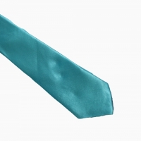 Cravata cu aspect matasos, turcoaz, 155 x 5 cm, Vivo, CRV1