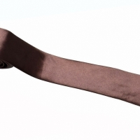 Cravata cu aspect matasos, maro, 155 x 5 cm, Vivo, CRV1