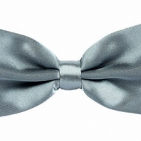 Papion cu aspect matasos, 12 x 7 cm, Grey Blue