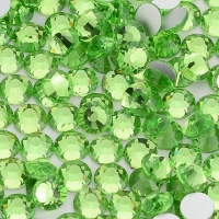 Set strasuri acrilice, 1mm, Emerald Green