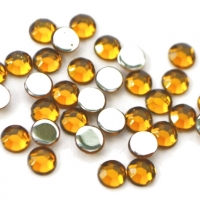 Strasuri acrilice, decoratiune, 3mm, 10 g, Gold, Vivo