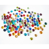 Strasuri acrilice, decoratiune, 4mm, 13 g, Mix, Vivo