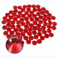 Pietre acrilice decorative, 5mm, 25 g, Red, Vivo