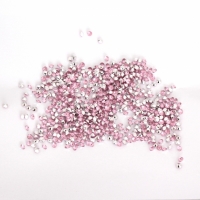 Set pietre acrilice decorative, diamant, doua marimi, 4.5 mm si 2.5 mm, 75 g, Light Pink, Vivo
