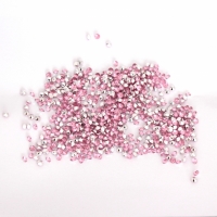 Set pietre acrilice decorative, diamant, doua marimi, 4.5 mm si 2.5 mm, 75 g, Deep Hot Pink, Vivo