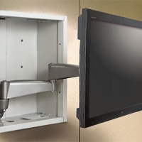 Suport TV LCD / Plasma incorporat in perete, 17"-23",  Vivo, INW-100